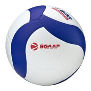 Мяч вол. ВОЛАР VL-100, р.5, оф.мяч ВФВ, синт.кожа (микрофибра), 18 панелей, клееный, бело-син 5 VL-100