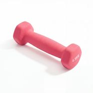 Гантель неразборная гексагональная неопрен  0,5 кг (розовая) VictoryFit VF-DHN005
