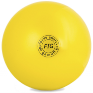 Мяч для художественной гимнастики (19 см, 400 гр) жёлтый GC 01 360115