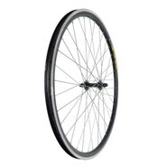 Колесо 27,5" пер., обод дв. ал. б/пист. чёр., ал. втулка, гайки,чёр. ВЕЛООЛИМП ZVO22020