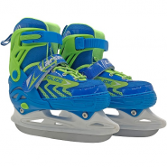 Коньки ледовые раздвижные Larsen Glide L (39-42) Blue/Green 364881