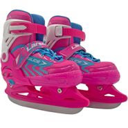 Коньки ледовые раздвижные Larsen Glide Pink/White Larsen 364882