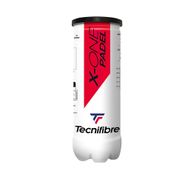 Мяч для падела TECNIFIBRE X-ONE, 60PADXO243, FIP Approved, уп.3 шт, войлок, нат.резина,желтый