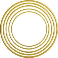 Обруч пластмассовый 80см (желтый) no name 336773