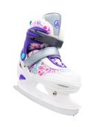 Раздвижные коньки AC-SK5500 Violet с блестками (внутри мех) (M (33-36)) RGX AC-SK5500 Violet