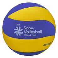Мяч для вол. на снегу MIKASA SV335-V8, р.5, FIVB Appr, синт.пена ТПЕ, клееный, бут.кам, жел-син 5 MIKASA SV335-V8