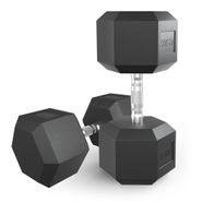 Гантель гексагональная UNIX Fit обрезиненная 42,5 кг, 2 шт. UNIX Fit™ DBHEX42_5x2