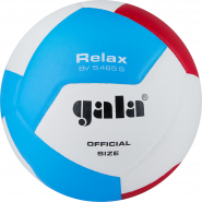 Мяч вол. GALA Relax 12, BV5465S, р. 5, синт. кожа ПУ, клееный, бут. камера, жёлто-сине-красный 5 GALA BV5465S