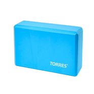 Блок для йоги TORRES, YL8005, размер 8x15x23 см, материал ЭВА, голубой TORRES YL8005