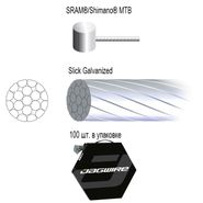 Трос торм. JAGWIRE 8009810 гладкий 1,5X2000мм нерж. сталь 100 шт. в кор. JAGWIRE ZJG19569