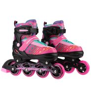 Раздвижные роликовые коньки CK Pink (XS (25-28)) Alpha Caprice CK Pink/Blue