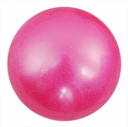 Мяч для художественной гимнастики 19 см 420 гр розовый металлик AB2801B 311258