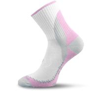 Носки Lasting ILA381, cotton+polypropylene, cotton+polypropylene, бело-серо- розовый, размер S, ILA381S Lasting