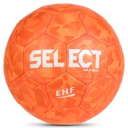 Мяч ганд. SELECT Mundo V26, 1661854107, Junior (р.2), EHF Appr., мат.ПУ, гибр.сш, оранжевый 2