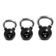 AeroFit AFBK гири обрезиненные с хромированной рукояткой