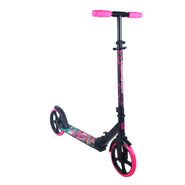 Самокат JE-SA200-52 200мм black-pink (фонарь и наклейка в подарок)