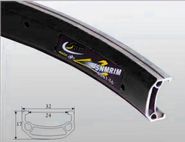 Обод двойной 20x1.75-2.125 36H чёр. КИТАЙСКИЕ ПРОИЗВОДИТЕЛИ ZTB24039