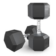 Гантель гексагональная UNIX Fit обрезиненная 30 кг, 2 шт. UNIX Fit™ DBHEX30x2