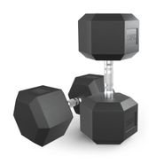 Гантель гексагональная UNIX Fit обрезиненная 35 кг, 2 шт. UNIX Fit™ DBHEX35x2