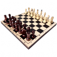 Шахматы обиходные лакированные с темной доской 290х145х38 (Арт. Р-11) 368991