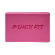 Блок для йоги и фитнеса UNIX Fit (200 г) 23 х 15 х 7 см, 1 шт, розовый UNIX Fit™ YBU200GPK