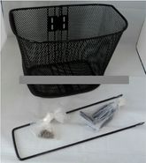 Корзина перед. 35x25x26см со стойками 6,0мм и комплектом крепежа ТАЙВАНЬСКИЕ ПРОИЗВОДИТЕЛИ NTB17018