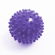 Мяч массажный 300112, фиолетовый, диам. 12 см, поливинилхлорид PALMON