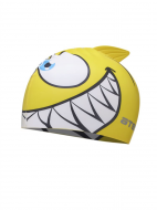 Шапочка для плавания Атеми, силикон (дет.), рыбка-, желт., FC201 ATEMI 00000098104