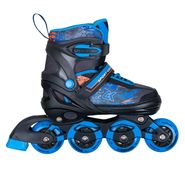 Раздвижные роликовые коньки CK-SK-A310-2 Blue (антистресс обезьяна в подарок) (XS (25-28)) Alpha Caprice CK-SK-A310-2