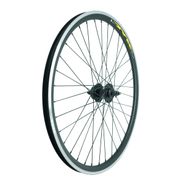 Колесо 26" перед.,Full Black обод двойной алюм. б/пист. чёр., втулка стальная , под диск 6 отв.,на г ВЕЛООЛИМП ZVO20610