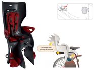 Сидение заднее BELLELLI Summer Relax B-fix, серый/крас. BELLELLI NBE80246