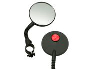 Зеркало круглое D:2" на гибкой ножке с красным катафотом КИТАЙСКИЕ ПРОИЗВОДИТЕЛИ NTB17109