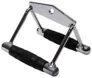 Рукоятка для тяги к животу (узкий параллельный хват) обрезиненная Original FitTools FT-MB-SRB