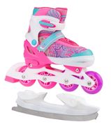 Раздвижные роликовые коньки Fntstc Pink (со сменными лезвиями) (L (37-40)) Alpha Caprice CK