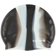 Шапочка плавательная Larsen SC, силикон, коричневый/белый Larsen 365752