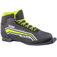 Ботинки лыжные TREK Soul1 NN75 черный/ лого лайм неон