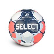 Мяч ганд. SELECT Ultimate EHF Euro Men Replica v26, 3572858749, р.3, ПУ, руч.сш, бело-сине-коралл 3 SELECT 3572858749