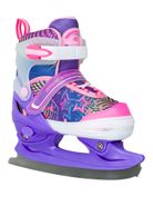 Раздвижные коньки CK-SK1107 Violet (светящийся ремешок в подарок) (M (33-36)) RGX Fantastic