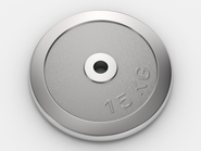 Диск хромированный UNIX Fit 15 кг / 25 мм UNIX Fit DU15000CE