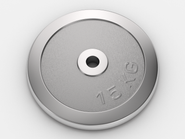 Диск хромированный UNIX Fit 15 кг / 25 мм UNIX Fit DU15000CE