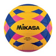 Мяч для водного поло MIKASA WP330C р.3, junior, резина, вес 340-380г, дл.окр. 61-63см, жел-син-роз 3