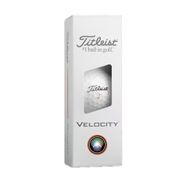 Мяч для гольфа Titleist Velocity 26, T8027S-WT, 3 шт/уп, белый