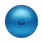 Мяч для художественной гимнастики INDIGO, IN118-BL, диам. 19 см, ПВХ, синий металлик с блестками