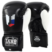 Перчатки боксерские (иск.кожа) Jabb JE-4078/US 48 черный/белый 8 унций 358912