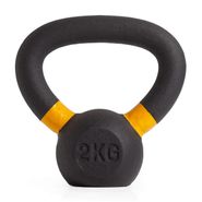 Гиря чугунная с цветным кольцом 2 кг (модель: К-3) VictoryFit VF-KCR020