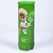 Мяч для большого тенниса детский NSt Green 5021001, 3шт, желто-зеленый NEVA 5021001