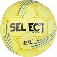 Мяч ганд. SELECT Mundo V24, 1660850552, Junior (р.1), EHF Appr., мат.ПУ, руч.сш, желтый 1