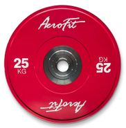 AeroFit AFBDC 25 кг бамперные диски для кроссфита, цветные