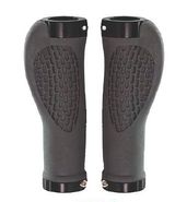 Грипсы рез. 130мм, анатом. 2 грипстопа, чёр. КИТАЙСКИЕ ПРОИЗВОДИТЕЛИ ZTB22023