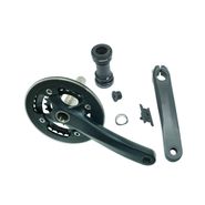 Система HDL-LZDH201 шатун ал. 170мм чёр., под шлицы, зв. 22/32T, сталь, с защ. HDL WHEEL ZTB20742